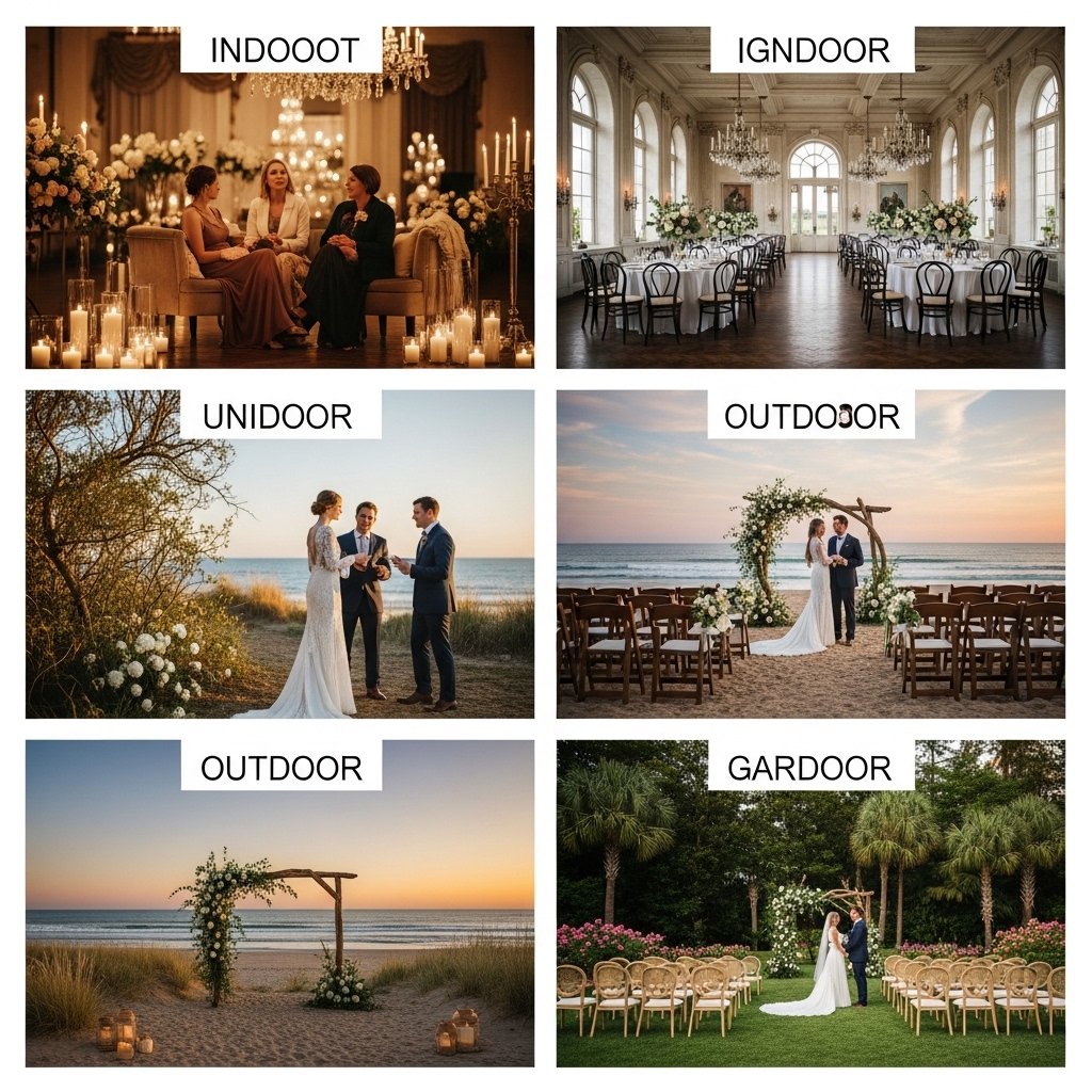 indoor or outdoor wedding