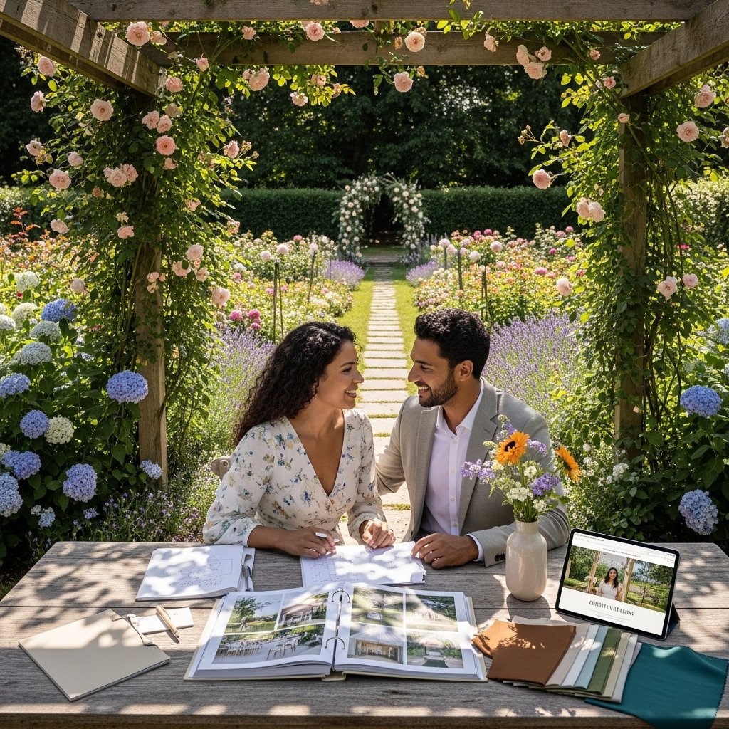 garden wedding planning