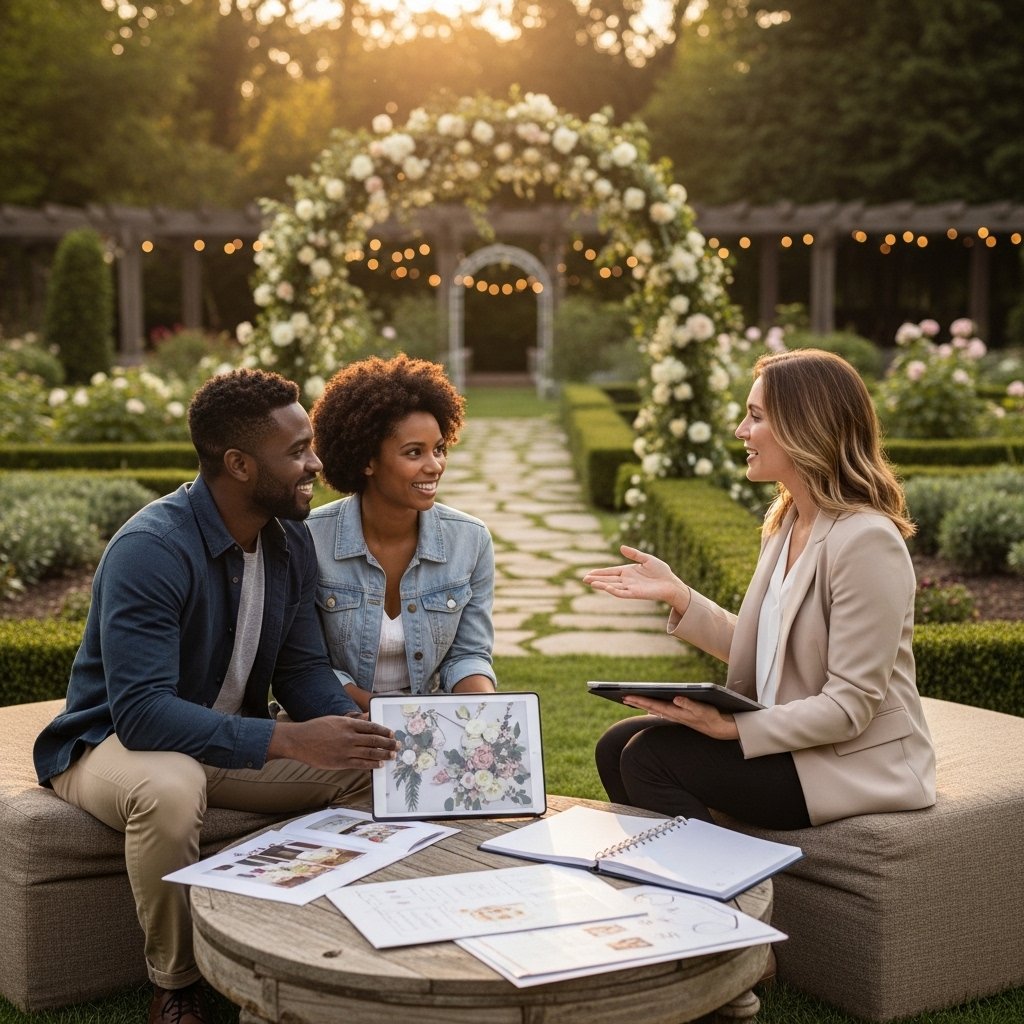 garden wedding planning